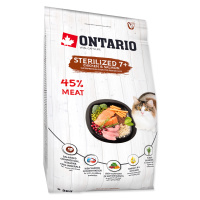 ONTARIO Cat Sterilised 7+ 2 kg