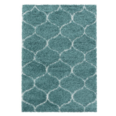 Kusový koberec Salsa shaggy 3201 blue 120x170 cm Vopi