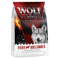 Wolf of Wilderness granule, 1 kg za skvělou cenu - Fiery Volcanoes - single jehněčí