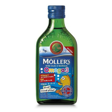 Mollers Omega 3 Ovocná Příchuť 250ml