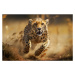 Fotografie Hunting Cheetah, Marcel Egger, 40 × 26.7 cm