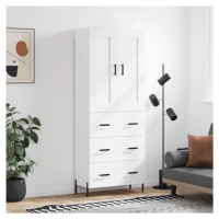 vidaXL Skříň highboard bílá 69,5 x 34 x 180 cm kompozitní dřevo