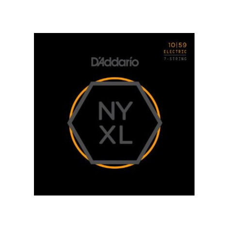 D'Addario NYXL 7-String Regular Light 10-59