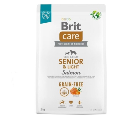 Brit Care Dog Grain-free Senior & Light Salmon 3 kg | Granule pro psy