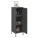 vidaXL Skříň highboard černá 36 x 39 x 113 cm ocel