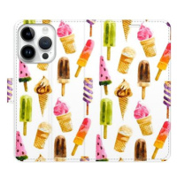 iSaprio flip pouzdro Ice Cream Pattern pro iPhone 15 Pro