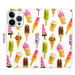 iSaprio flip pouzdro Ice Cream Pattern pro iPhone 15 Pro