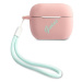 Guess GUACAPLSVSPG pouzdro na Airpods PRO pink green Silicone Vintage