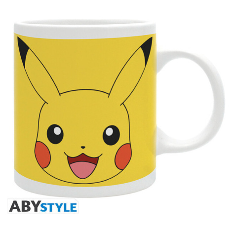 Gbeye Hrnek Pokémon Pikachu bílá 320 ml Abysse