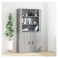 vidaXL Skříň highboard šedá sonoma kompozitní dřevo