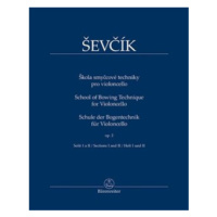 Škola smyčcové techniky pro violoncello op. 2, sešit I a II - Otakar Ševčík