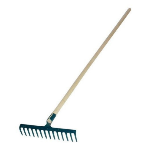 J.A.D. TOOLS Hrábě železné, 16 zubů, s násadou 150 cm