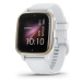 Garmin Venu Sq 2, Cream Gold / White silikonový řemínek