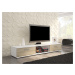 ArtAdrk TV stolek SELLA Barva: bílá / černý mat