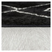 Flair Rugs koberce Kusový koberec Furber Imran Fur Berber Black/Ivory - 160x230 cm