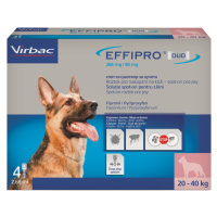 EFFIPRO DUO 268/80 mg spot-on pro psy L (20-40 kg) 2,68 ml 4 pipety