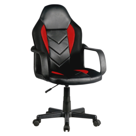 Ak furniture Dětská herní židle GAME černo-červené