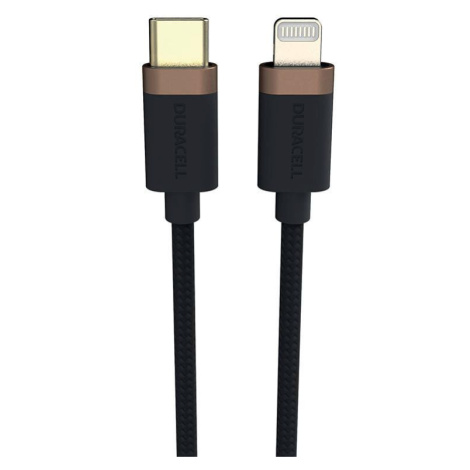 Kabel USB-C na Lightning Duracell 1 m (černý)