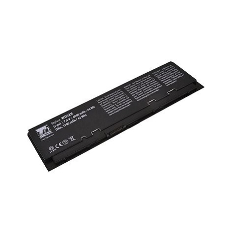 T6 Power pro Dell Latitude E7250, Li-Poly, 7,4 V, 6000 mAh (44 Wh), černá
