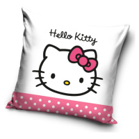 Povlak na polštářek Hello Kitty Růžová Mašlička