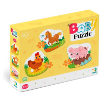 Baby puzzle Zvířátka z farmy 3v1 (2,3,4 dílků)