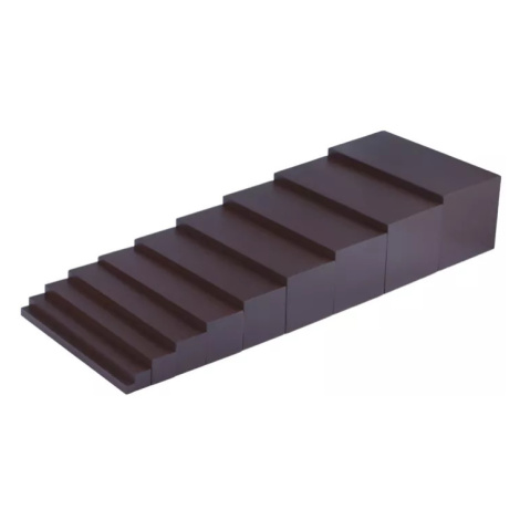 Moyo Montessori Moyo Montessori Hnědé schody - zmenšená verze