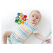 Dřevěné chrastítko Baby Eichhorn s kuličkami a kroužky od 3 měsíců