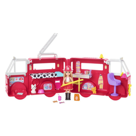 Mattel Barbie CHELSEA HASIČSKÉ AUTO