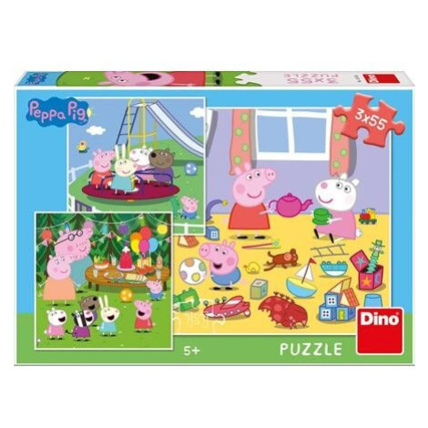 PEPPA PIG NA PRÁZDNINÁCH 3x55 Puzzle