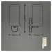BRILONER Venkovní svítidlo, bílé, 1x E27 / max. 12W IP44 BRILO 3600-016