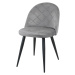 Ak furniture Čalouněná designová židle Poppy šedá