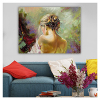 Hanah Home Obraz WOMAN WITH COLORS 70x100 cm