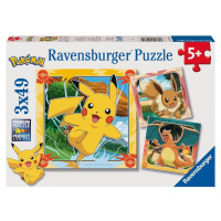 Ravensburger 40620 Pokémon 3 x 49 dílků