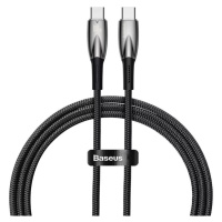 Kabel USB-C cable for USB-C Baseus Glimmer Series, 100W, 1m (Black)