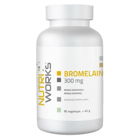 NutriWorks Bromelain 300mg - 90 kapslí