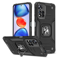 Wozinsky Hybrid pancéřové pouzdro s kroužkem na Xiaomi Poco X4 NFC Black