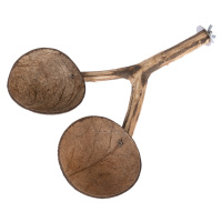 TIAKI Bidýlko s kokosovými miskami - D 30 x Š 22 x V 5 cm