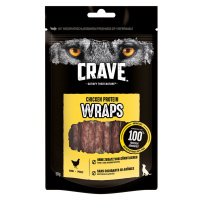 CRAVE proteinové wrapy pro psy s kuřecím masem 5 × 50 g