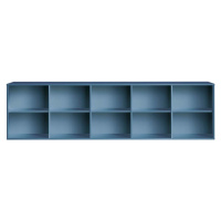 Modrá závěsná knihovna 220x61 cm Mistral – Hammel Furniture