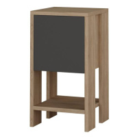 Přístavný stolek EMA dub/antracitová