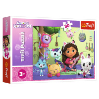 Trefl puzzle 30 dílků - Gabby a její krásný domeček pro panenky / Gabby´s Dollhouse