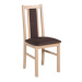 Jídelní židle BOSS 14 Bílá Tkanina 24B