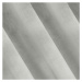 Dekorační vzorovaný velvet závěs s kroužky PADOVA stříbrná, 140x250 cm, (cena za 1 kus) MyBestHo
