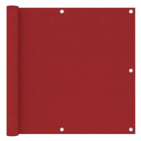 Balkónová zástěna červená 90×400 cm oxfordská látka 135037