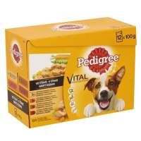 Pedigree Vital Protection kapsička masový výběr se zeleninou ve šťávě pro dospělé psy 12 × 100 g