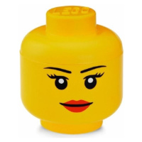 LEGO® úložný box hlava velikost S - holka