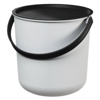 Plast Team Úložný kbelík 10 l, 27,7 × 27,1 × 25,8 cm Akita šedý