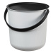 Plast Team Úložný kbelík 10 l, 27,7 × 27,1 × 25,8 cm Akita šedý