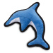 Beco plyšová hračka – delfín David