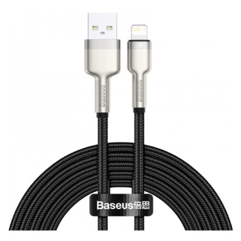 Datový kabel Baseus Cafule Series Metal USB to IP 2.4A 2m, černá